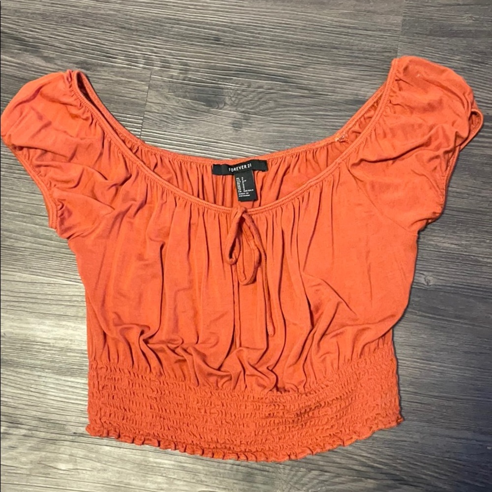 COPY - Burnt orange crop top